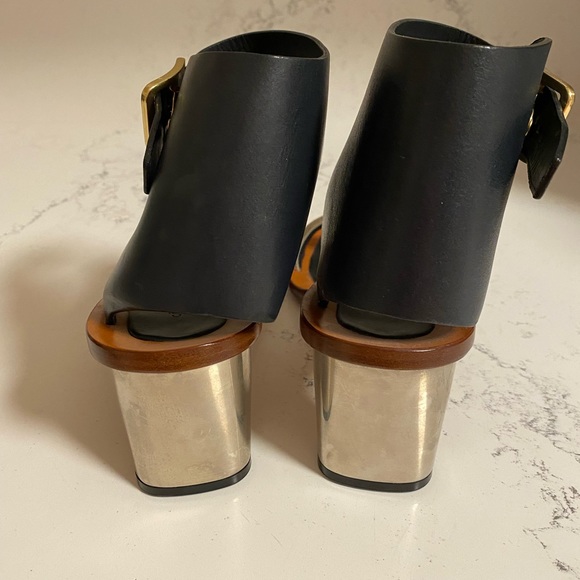 Celine BAM BAM Leather and Suede Sandals -never worn once! - Picture 5 of 9